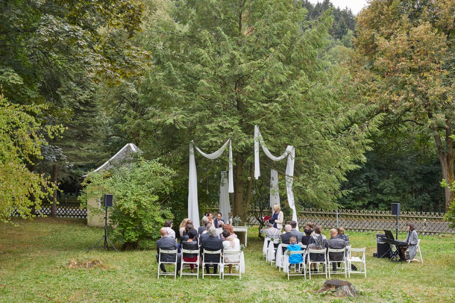 in Hochzeit in der Villa Wilisch