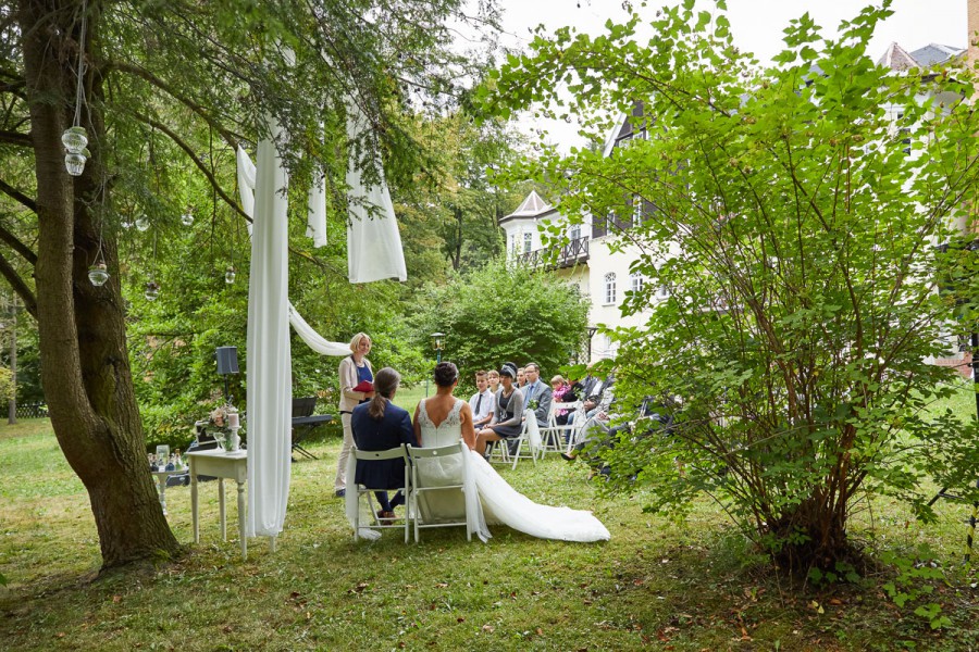 in Hochzeit in der Villa Wilisch
