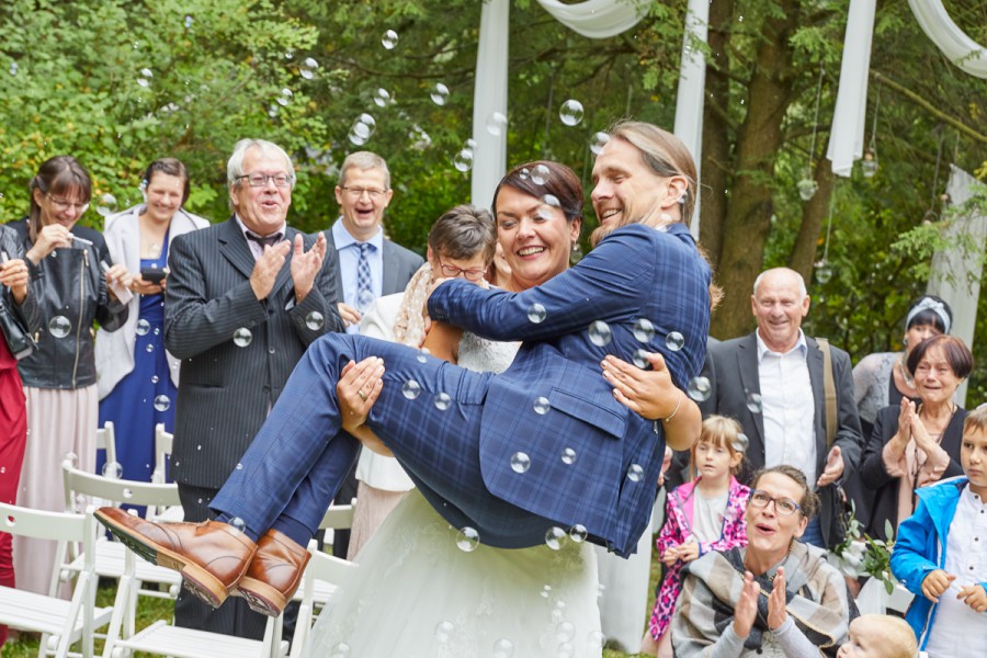 in Hochzeit in der Villa Wilisch
