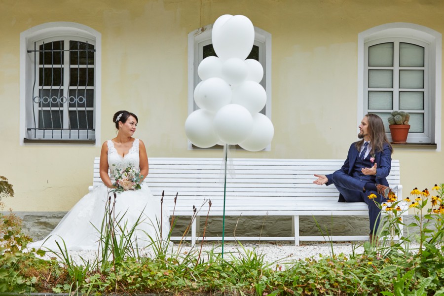 in Hochzeit in der Villa Wilisch